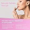 M3 Naturals Collagen Lip Plumper Clinically Proven Natural Lip Enhancer for Fuller Softer Lips Increased Elasticity Reduce Fine Lines Hydrating Plump Gloss Lipstick Primer