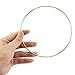 Wpxmer 10 Pcs 6 inch Dream Catcher Metal Rings Macrame Rings Hoops for Dream Catcher and Crafts, Gold