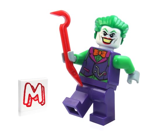 LEGO Super Heroes DC Batman Minifigure - Joker (in Orange Bow tie) with Crowbar 76119