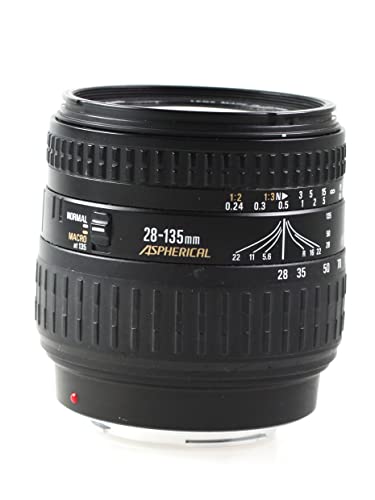 Sigma 28-135mm f/3.8-5.6 Aspherical IF Macro Lens for Konica Minolta SLR Cameras -  709-205