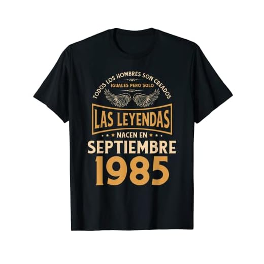 Cumpleaños Hombre Regalos Las Leyendas Septiembre 1985 Camiseta
