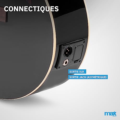 Max Showkit Guitare Électro-Acoustique Adulte 40W Noir – vue 7