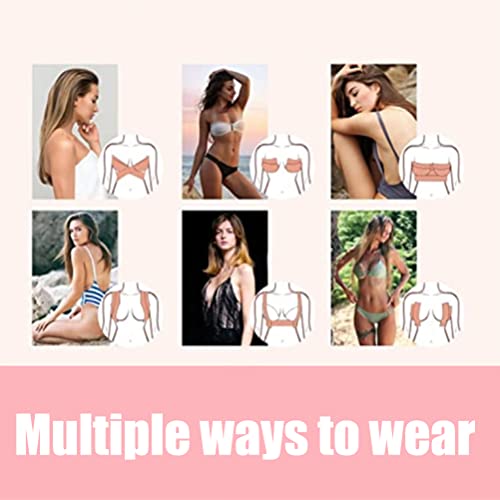 Roexboz Fita BH Push Up Big Broß Boob Tape BH Back Free Setleptless Breast Tape for Breast Tightenin