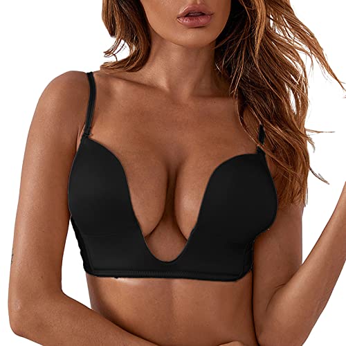 Mujeres espalda belleza ropa interior sujetador casual chaleco sujetador espalda baja sujetador sexy sin costuras inalámbrico triángulo tiras corte bajo espalda abierta halter halter tabla de tallas,