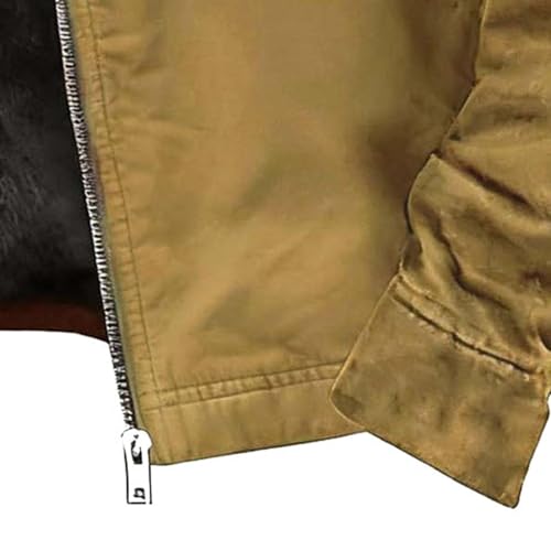 Chaqueta con capucha de hombre en forro polar térmico de corte regular 6