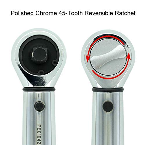 Etork 3/8-Inch Drive Click Style Electronic Torque Wrench (Range: 25-250 Inch Pounds)… #TOP2