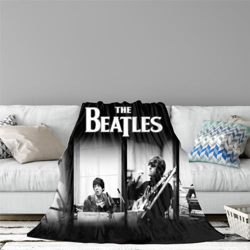 CHEWYZ The Beatles Couverture Polaire en Flanelle pour Enfants et Adultes,en Microfibre Moelleuse,Douce,Chaude et légère,imprimée en 3D,Couvre-lit pour lit,canapé,Chaise,Bureau (127x152cm) - Les Beatles, Paul McCartney, John Lennon, RIngo Starr, George Harrison CHEWYZ The Beatles Couverture Polaire en Flanelle pour Enfants et Adultes,en Microfibre Moelleuse,Douce,Chaude et légère,imprimée en 3D,Couvre-lit pour lit,canapé,Chaise,Bureau (127x152cm) – Image 8