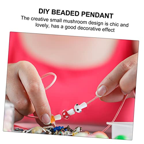 Tout petit pendentif champignon solide pour éviter les perles qui ternissent - 2