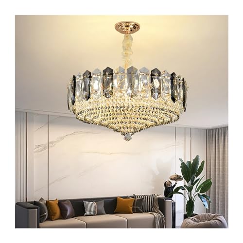 Chandelier en cristal de luxe pour hall de villa et salon cathédrale