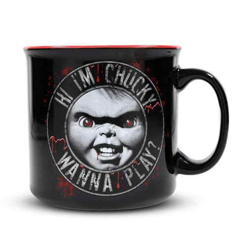 Taza de cerámica Child's Play Chucky 20 onzas miniatura 1