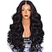 Produktbild Futaikang Perücke, front 360 Perücke, für Damen, Echthaar, Cosplay Perücke, Lace front wigs, human Haar, Perücke, für Damen, echtes menschliches Haar, brasilianisches Haar, Schwarz Perücke Damen