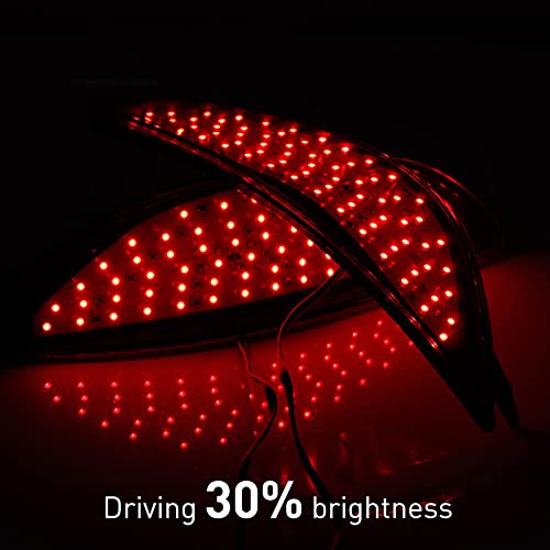2 Peças Reflectores De Pára Choques Traseiros Lâmpada De Travagem De Trás Led Para Hyundai Accent 20