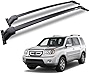 Richeer Roof Rack Cross Bars for 2009 -2015 Pilot with Side Rails,Cargo Racks Rooftop Luggage Canoe Kayak Bicycle roof Bag