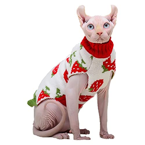 KUTKUT Puppy Dog Cat Knitted Sweater | Breathable Crochet Knit Pullover |Jumper for Small Dogs, Shih Tzu, Pug, Yorkie etc. and Cats (Size: M, Chest: 39 cm, Back Length: 42 cm) (B09H4PH3QS) Amazon Price History, Amazon Price Tracker
