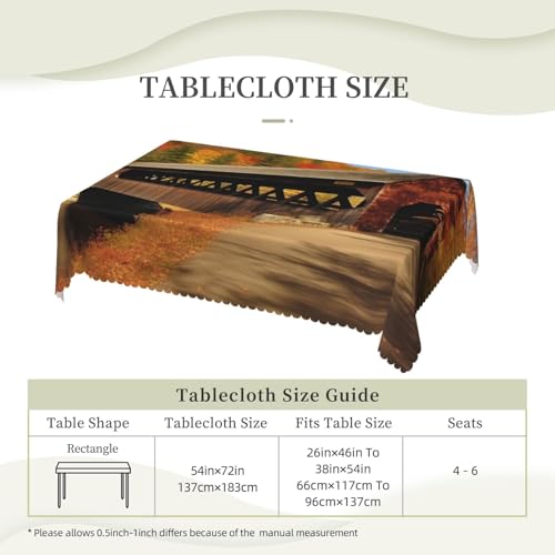 Nappe rectangulaire imperméable et infroissable Albany pour table 137x183 cm
