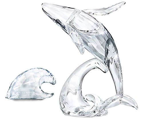 スワロフスキー置物レアー、限定品、【SCS会員限定ザトウクジラ