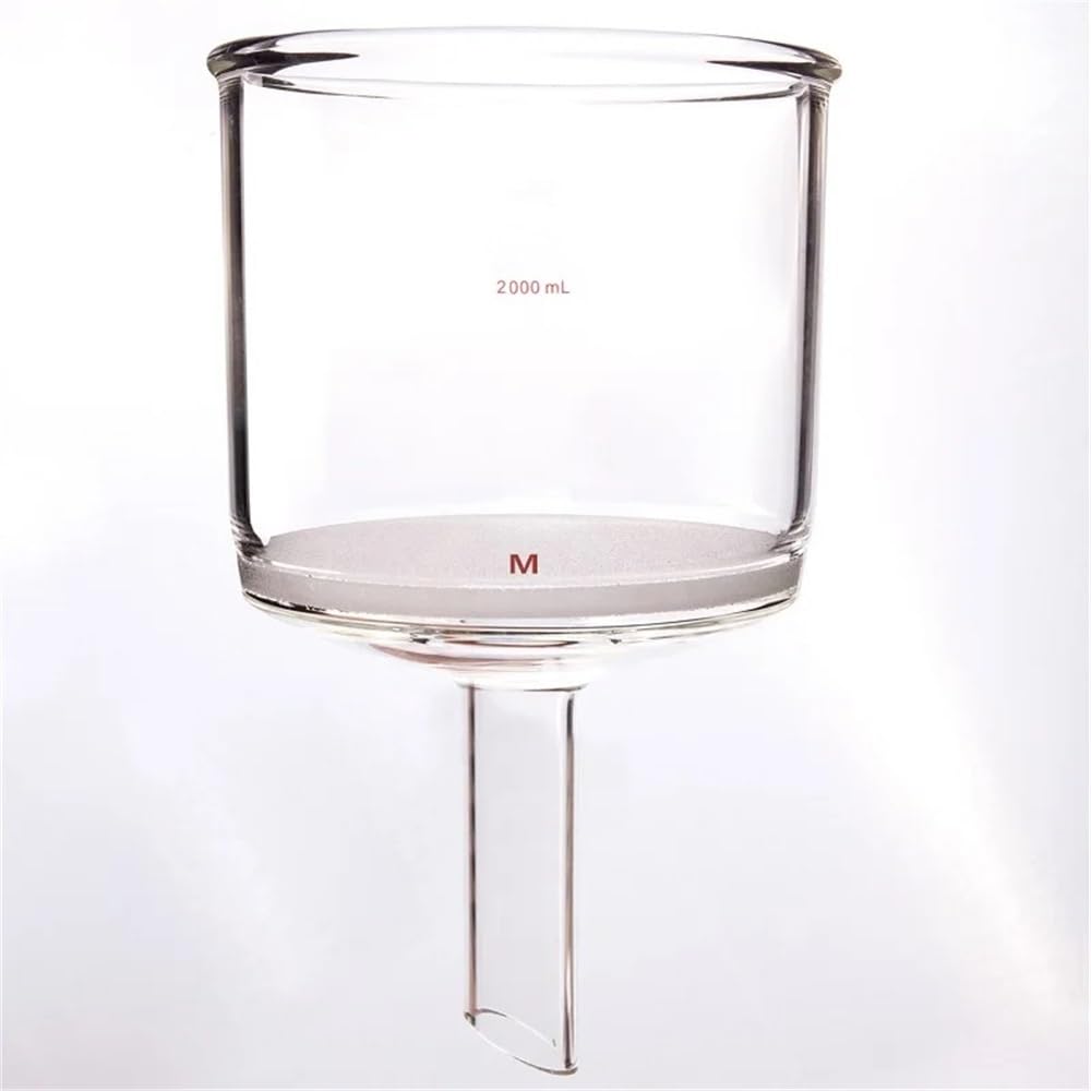 Vetreria da laboratorio Imbuto filtrante 350 ml-2000 ml con piastra di sabbia in vetro borosilicato F60(F609600M)