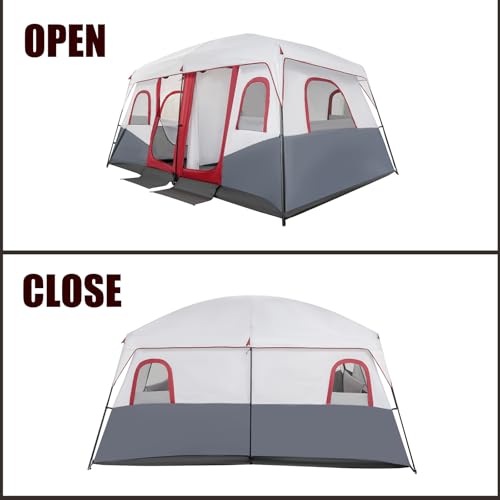 Carpa familiar para camping 8-12 personas 169.29x120.08x79.92 in miniatura 5