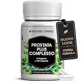 Prosta Plus Complex – 180 Capsule Prostata ad Alta Dose – Formula Completa con Palma Nana (Saw Palmetto), Semi di Zucca e Radice di Ortica con Zinco, Vitamina E e Selenio – Integratore Prostata Testat