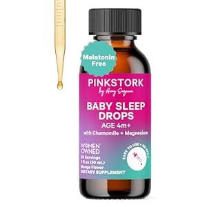 Pink Stork Baby Sleep Drops, Natura...