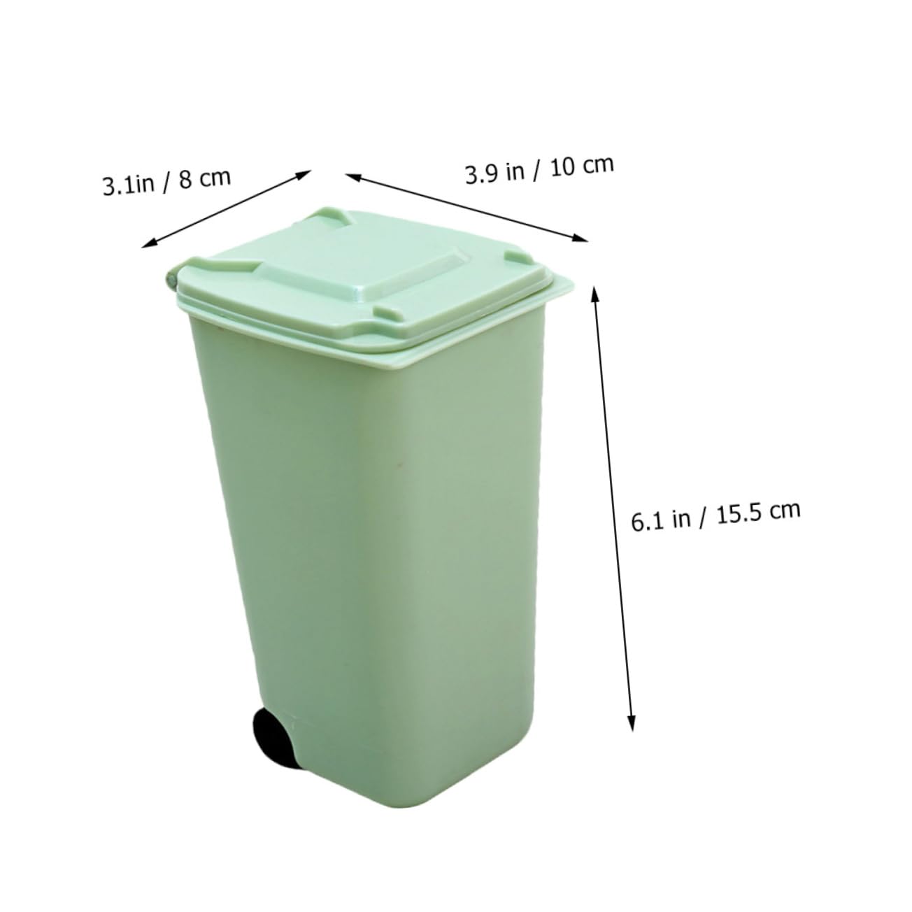 2pcs Mini Trash Can Pp Material Small Waste Bucket Desktop Waste Basket for Organizing Desk Mini Garbage Can