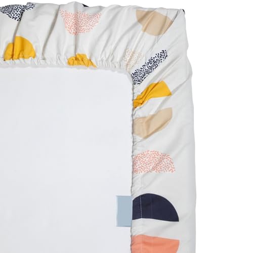 Image of Luxury 100% Glace Cotton Bedsheet for Double Bed King Size 300TC- Soft & Durable Bedding with 1 Fitted Sheet (72 inchx78 inch) & 2 Pillow Covers (18 inchx28 inch) - Wrinkle-Resistant, Machine Washable.