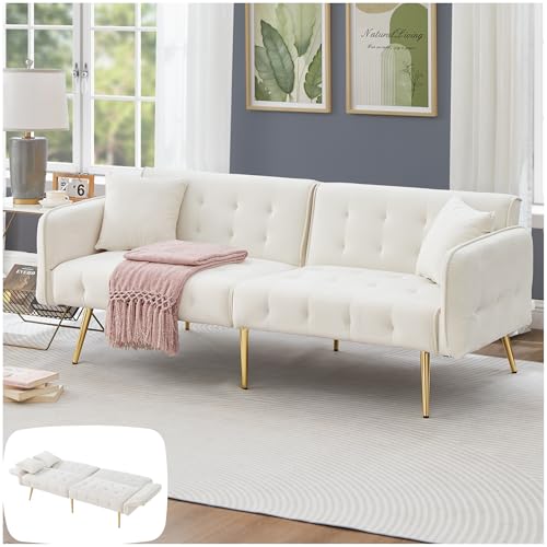 Lubvtti Sofá cama de 2 plazas multifuncional