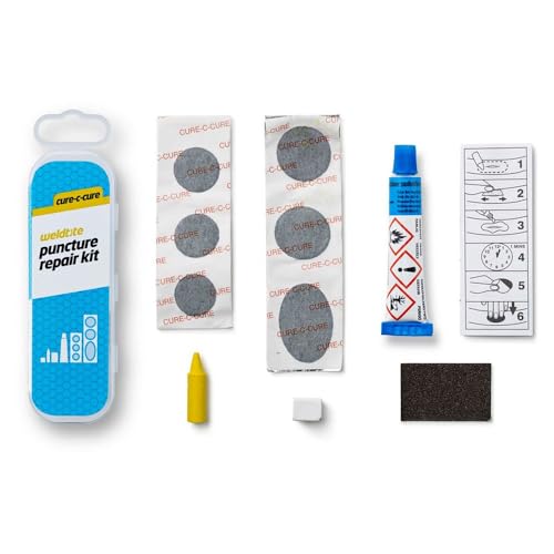 Parches Cure-Cure Weldtite boîte de 25 rustines de réparation vélo