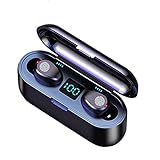 Wireless Earbuds，Upgraded Wireless Bluetooth Earbuds, 5.0 Bluetooth Earphone Power Bank Waterproof Headphone LED Touch Battery Display