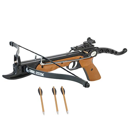 Southland Archery Supply Prophecy 80 Pound Aluminum Self-Cocking Crossbow - Wood Color