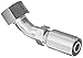 EATON Weatherhead Coll-O-Crimp 12U-L76 45 Degree Female Swivel Tube Elbow Fitting, Low Carbon Steel, 3/4" Hose ID, 1" Tube Size