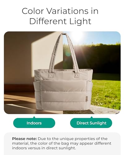 BAGSMART Puffy Tote Bag