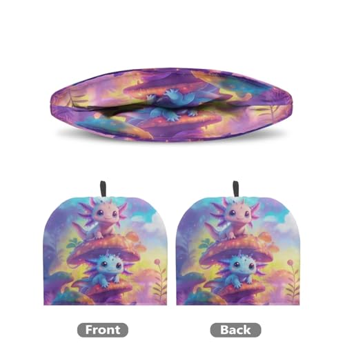 Image of Cartoon Salamander Print Handmade Tea Cozy Kitchen Home Decorations Teas Cosy Creative Gifts Tea Cozies for Teapot Keep Warm Double Tnsulated Kettle Cover for Office