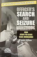 Officer's Search and Seizure Handbook, Third Edition with CD-ROM 1422442942 Book Cover