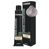 FemMas Haarfarbe Superaufheller Silber 912 I Creme Haarfarbe zur Aufhellung um...