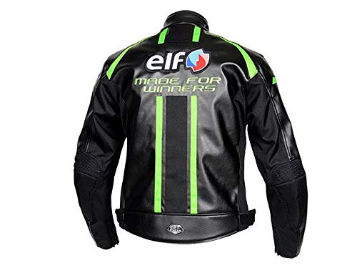 Amazon | エルフ(Elf) バイク用ジャケット エヴォルツィオーネPUレザー