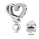 HappyStar Bead Charms para Charms Pulsera Collar Joyería Europea, Bead Charms para Mujer, Colgante Plata de Ley 925
