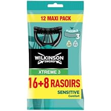 Wilkinson Sword Xtreme 3 Pure Sensitive Comfort Male Disposable Razors - pack of 24