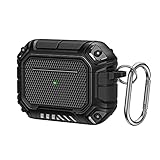 Nofinn for AirPods Pro 2nd Generation Case 2022, Stylish Case with Keychain, Full Body Shockproof TP