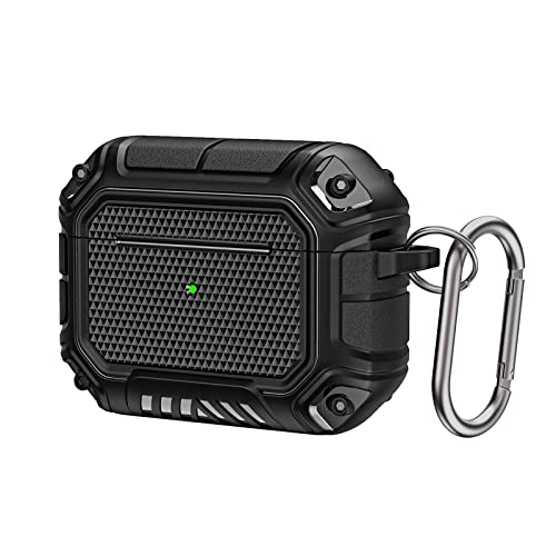 Nofinn For Airpods Pro 2Nd Generation Case 2022, Stylish Case With Keychain, Full Body Shockproof Tpu Soft Shell Protective Cover, Front Led Visible For Airpod Pro 2, Elegant Black #TOP1