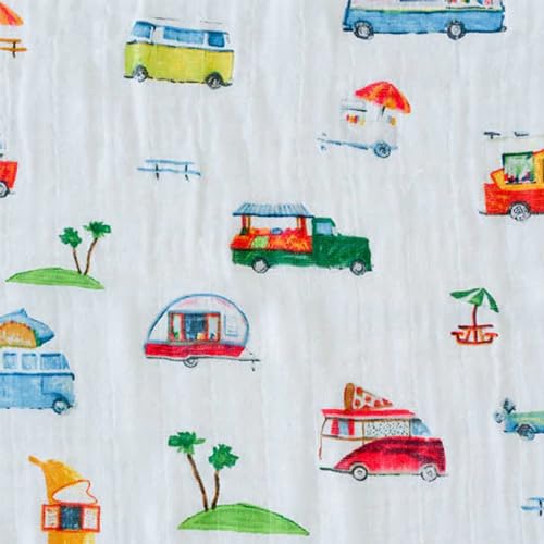 Image of Little Unicorn Muslin Swaddle Blanket for Newborns & Infants | Soft & Breathable Fabric | Set of 3 Baby Blankets for Swaddling, Nursing, Shower Gifts (Summer Vibe)