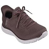 Leichtgewichtig Skechers Damen Hands Free Slip-ins Virtue-Divinty Sneaker, Chocolate=Choc, 40 EU