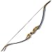 SHARROW 30-50lbs Archery Traditional Takedown Recurve Bow Set 54inch Handmade Wooden Longbow with Wooden Arrow for Adult Shooting (only Bow, 50lbs)
