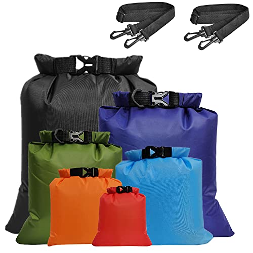 Sacos secos ultraleves impermeáveis ao ar livre Sacos de zenamento com alças para acampamentos, cami