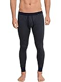 Diese lange, dunkelblau geringelte Herrenunterhose aus der 
