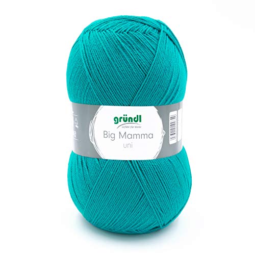 Gründl Big Mamma uni (hilo para calcetar y ganchillo con carácter de lana de 100 % poliacrílico, 400 g / 1040 m, tamaño de aguja: 3,5 - 4,5, 1 × 400 g) Cover