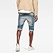 G-STAR RAW 3301 Tapered Custom Pantalones Cortos, Azul (Lt Aged 6541/424), W28...