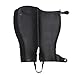 Diydeg Adult Equestrian Half Chap, Unisex Zip Up Horse Riding Half Chap, Protective Synthetic Leather Halfchaps, Zipper Halfchap, Equestrian Protective Gear for Horseback Riding (XXL)
