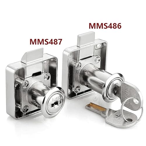Cerradura para muebles de bricolaje Rarelock MS387 de 22mm con llave de puntos 4