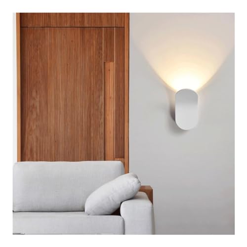 Lampade da Parete per Camera da Letto, Hotel Project, lampade da Comodino da 6W Bianche per Balcone, corridoio, Scale, Soluzione di Illuminazione Elegante